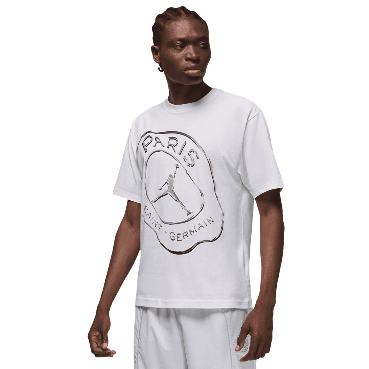 Jordan Dri-FIT PSG Practice T-Shirt  Image 1 of 6. Tap to open photo gallery.