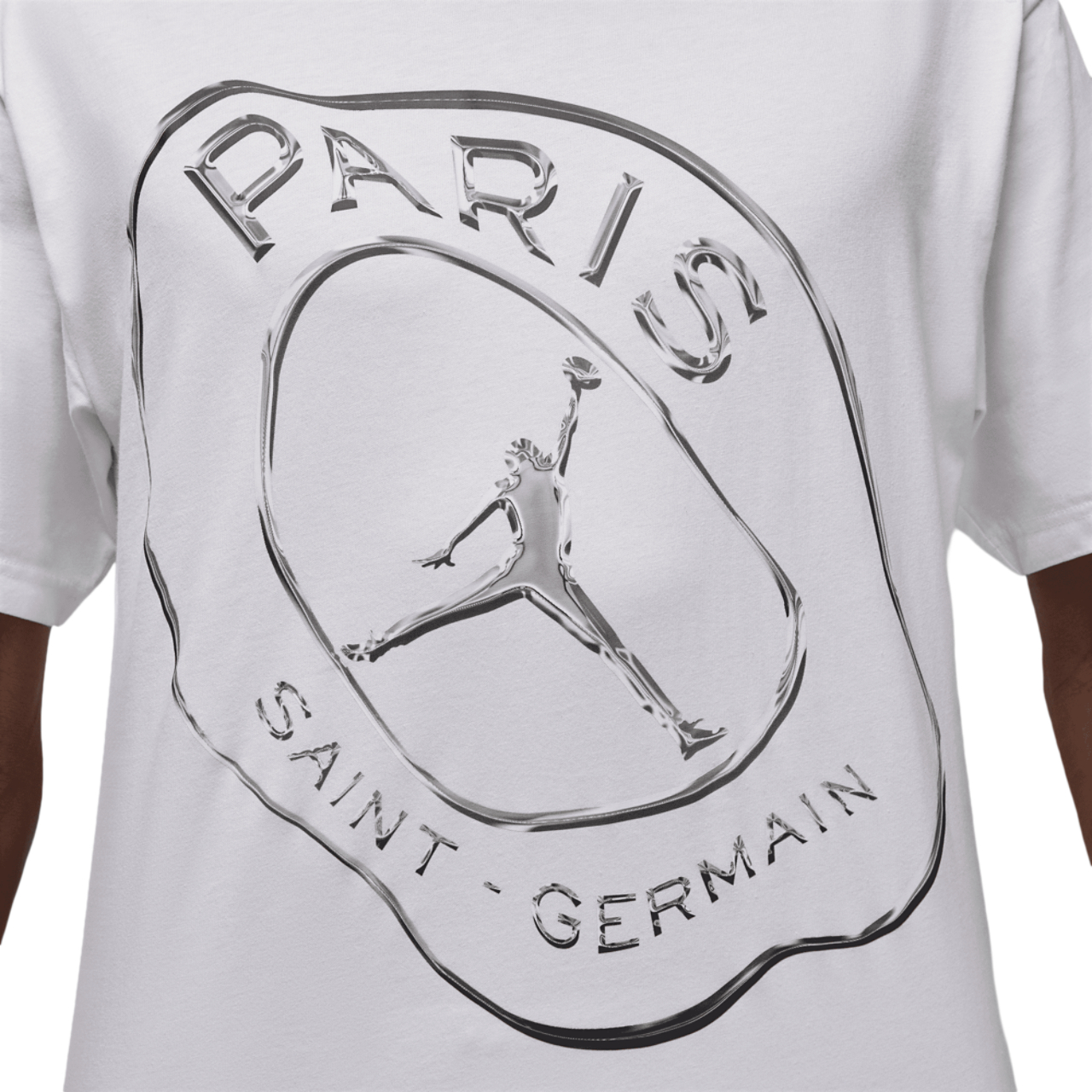 Jordan Dri-FIT PSG Practice T-Shirt  Image 4 of 6. Tap to open photo gallery.