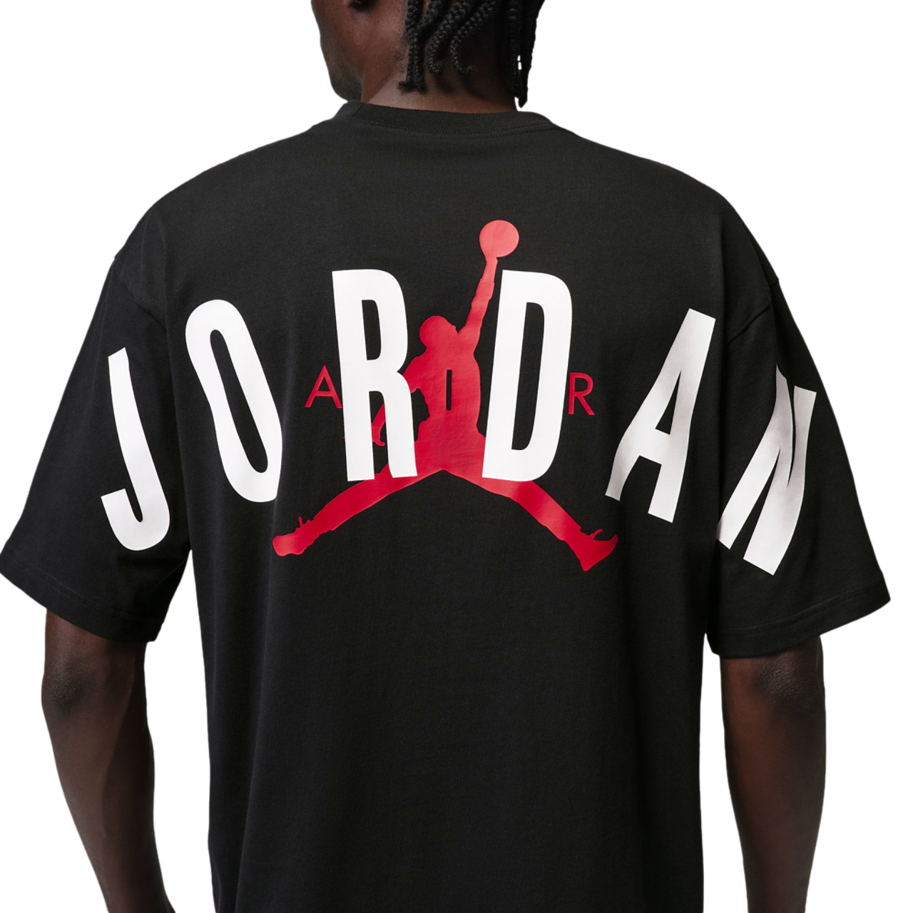 Jordan Back Stretch Oversized Short Sleeve Crew  Image 2 of 4. Tap to open photo gallery.