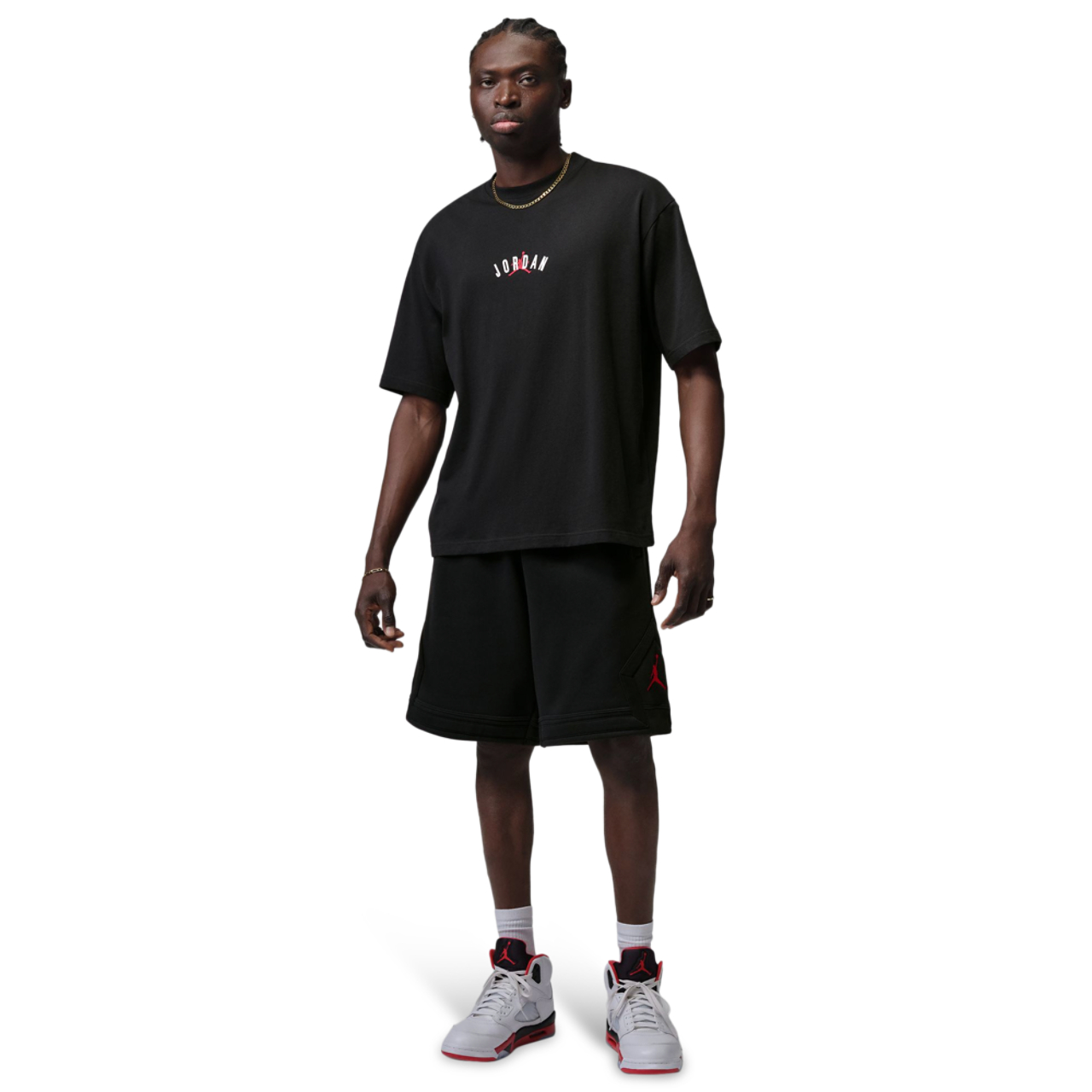 Jordan Back Stretch Oversized Short Sleeve Crew  Image 4 of 4. Tap to open photo gallery.