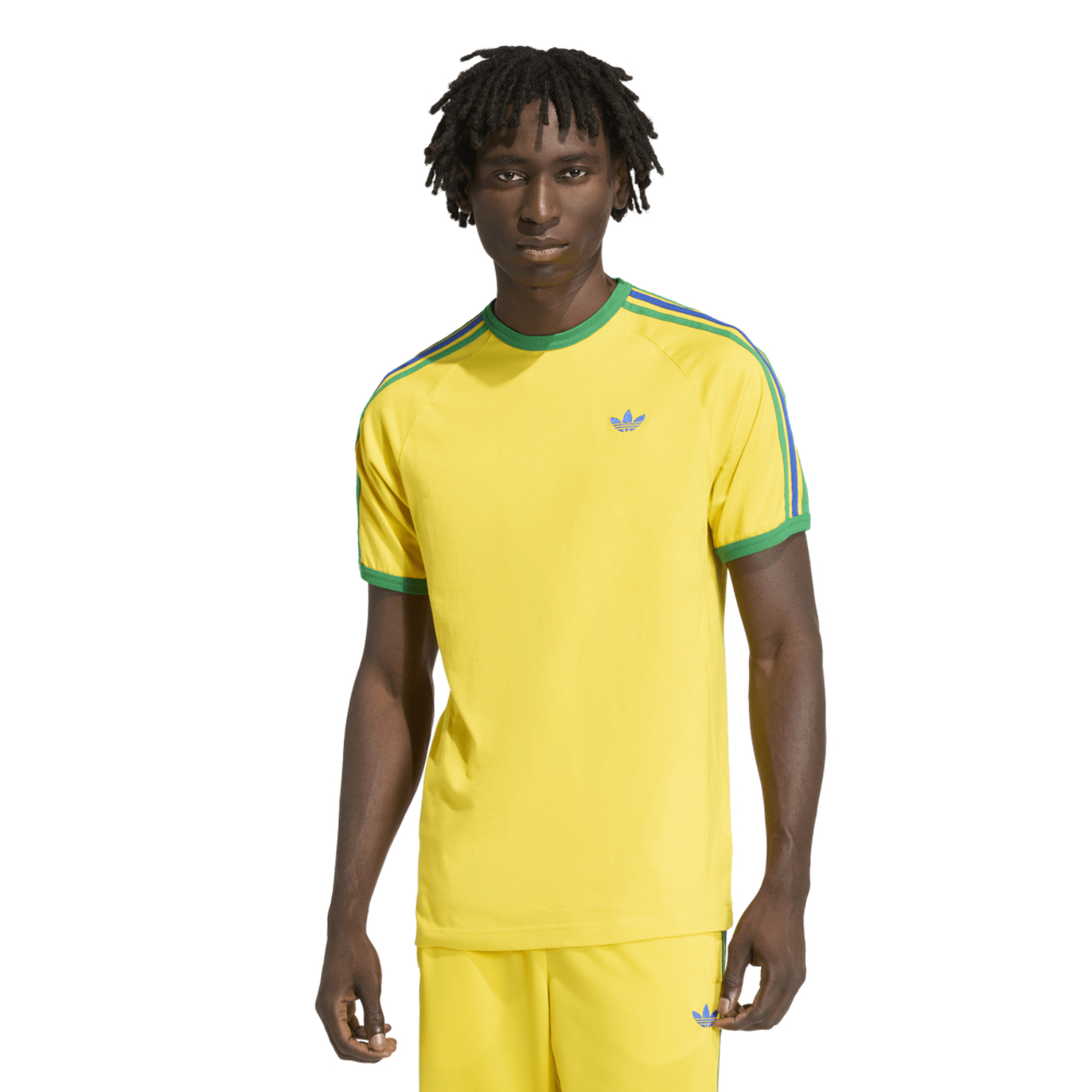 adidas 3S Brazil T-shirt  Image 1 of 5. Tap to open photo gallery.