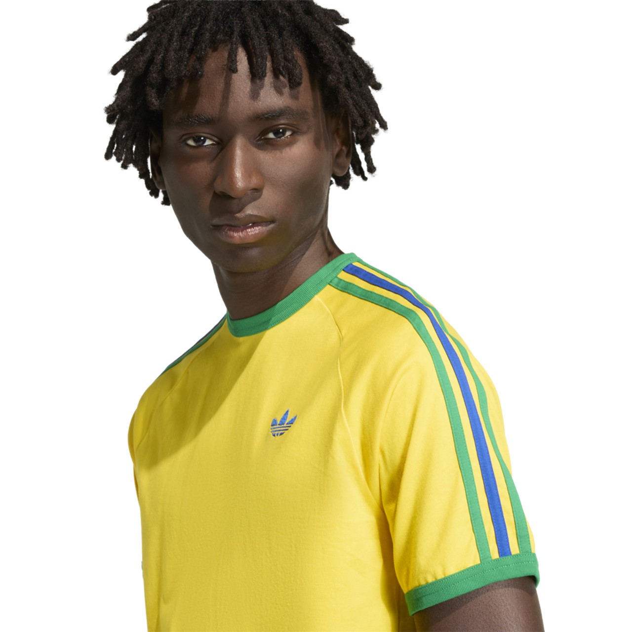 adidas 3S Brazil T-shirt  Image 3 of 5. Tap to open photo gallery.