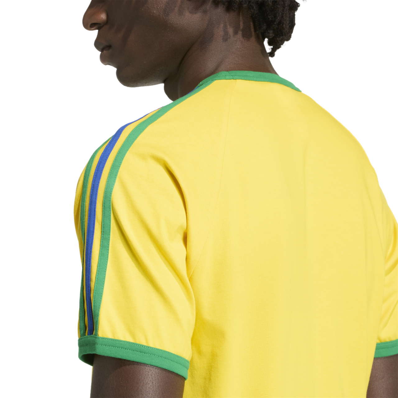 adidas 3S Brazil T-shirt  Image 4 of 5. Tap to open photo gallery.