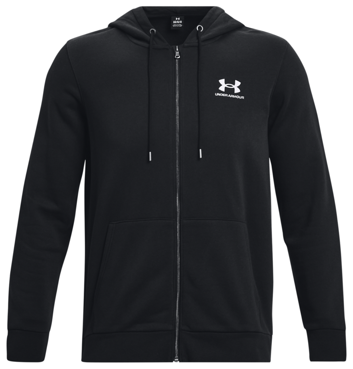 Under Armour Essential Fleece Full-Zip Hoodie Image 1 of 5. Tap to open photo gallery.