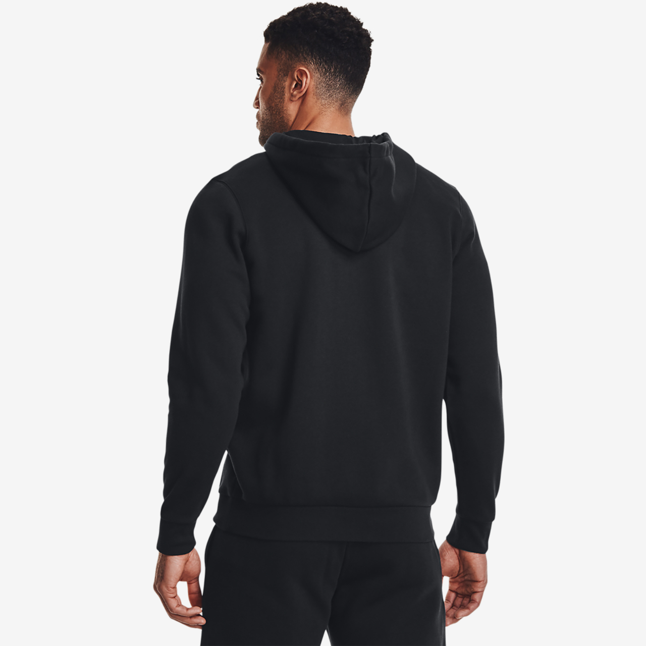 Under Armour Essential Fleece Full-Zip Hoodie Image 5 of 5. Tap to open photo gallery.