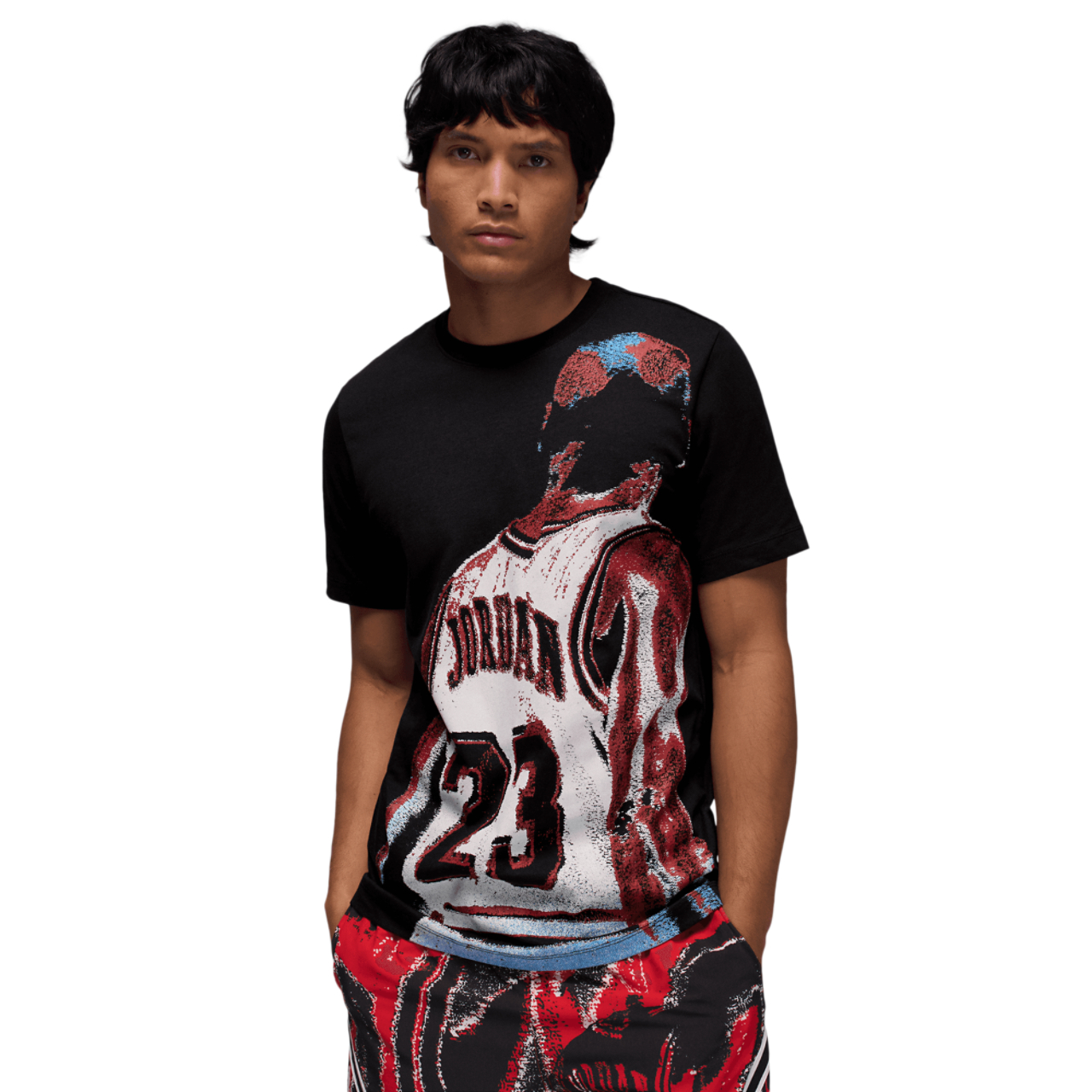 Jordan Dri-FIT Sport Graphic Short Sleeve Crew  Image 1 of 6. Tap to open photo gallery.