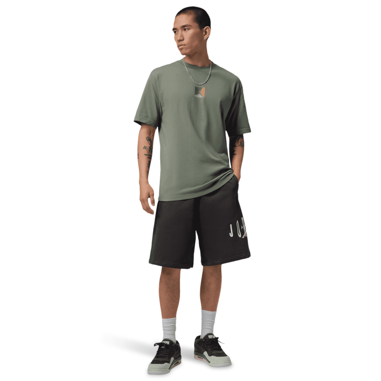 Jordan Brooklyn Stretch Fleece Short  Image 6 of 6. Tap to open photo gallery.