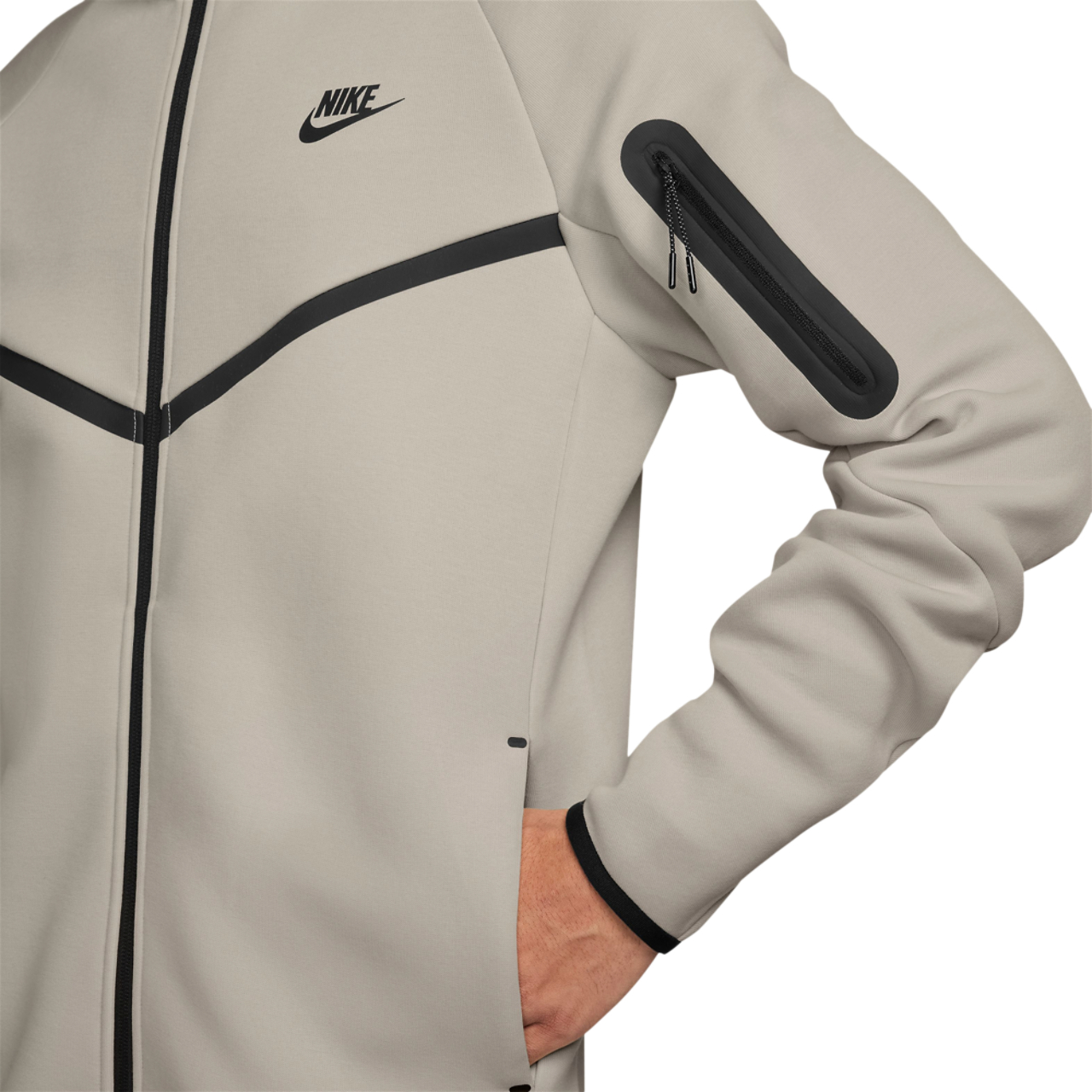 Nike Tech Fleece Full-Zip Windrunner Hoodie  Image 3 of 3. Tap to open photo gallery.