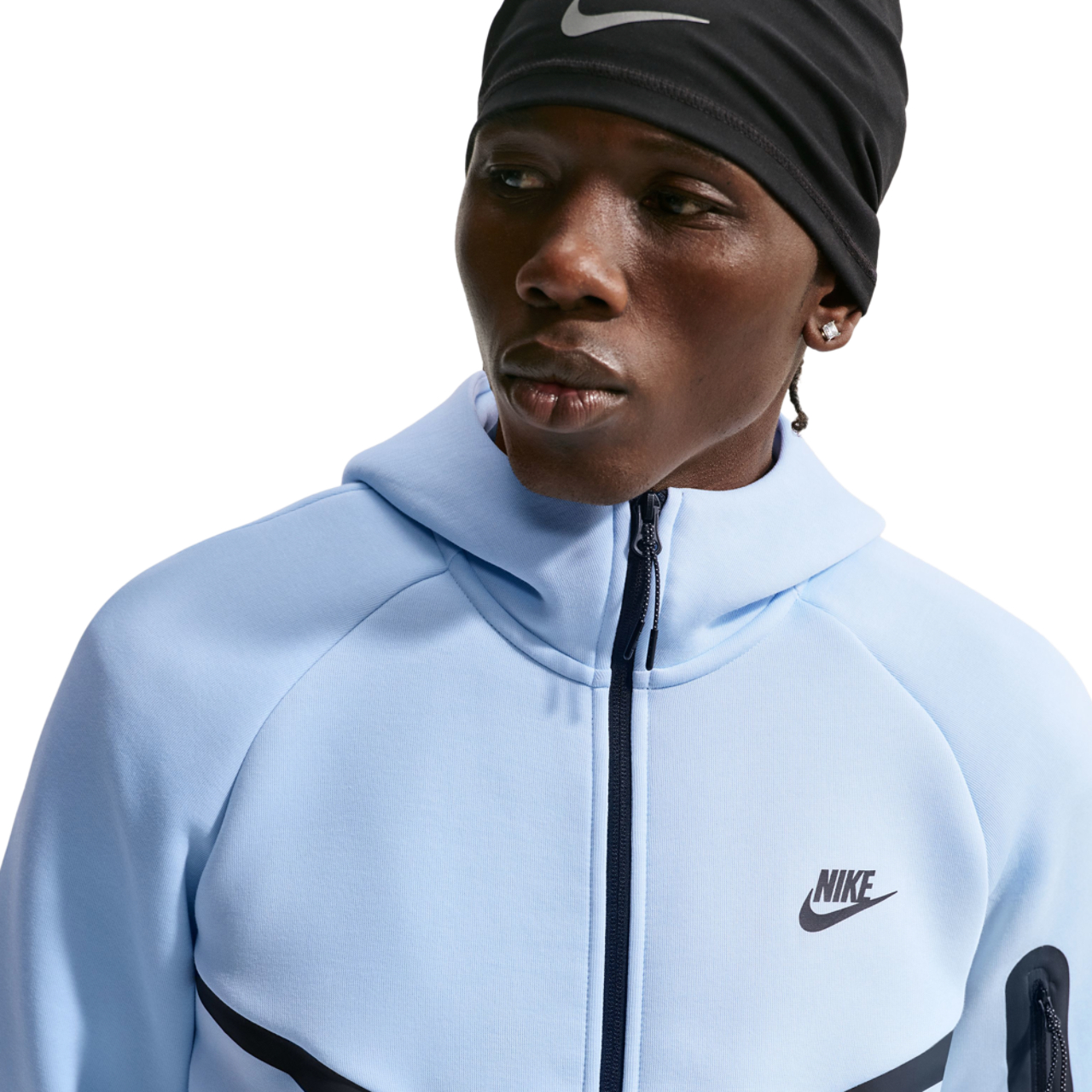 Nike Tech Fleece Full-Zip Windrunner Hoodie  Image 3 of 3. Tap to open photo gallery.