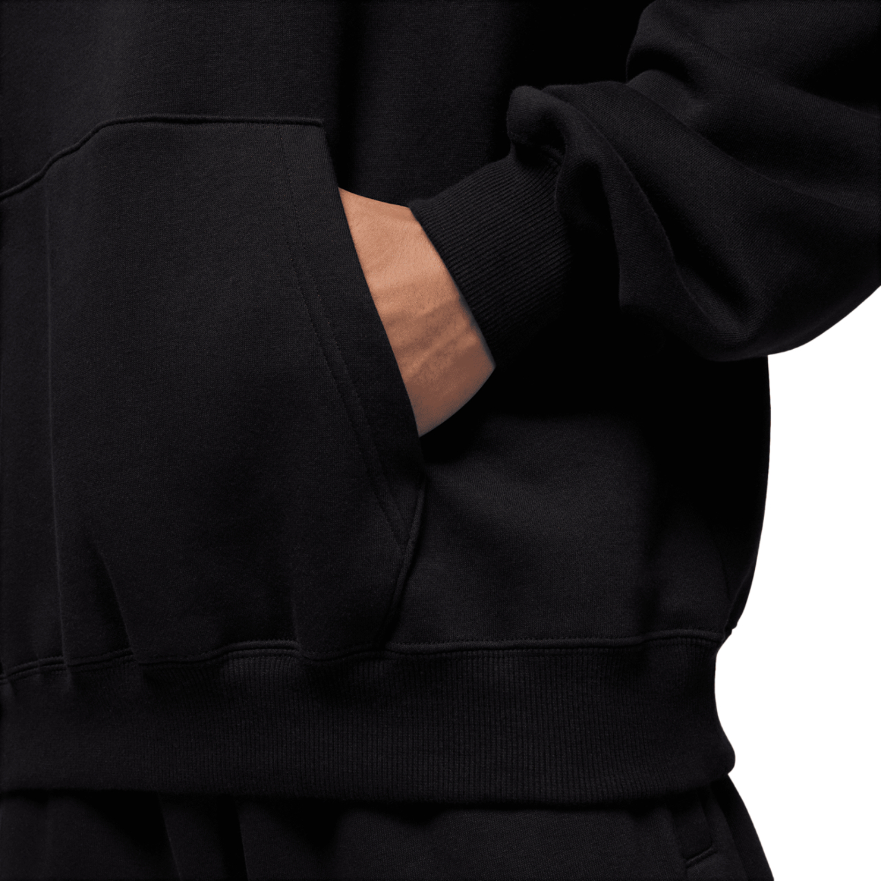 Jordan Brooklyn Oversize Stretch Pullover Hoodie  Image 4 of 6. Tap to open photo gallery.