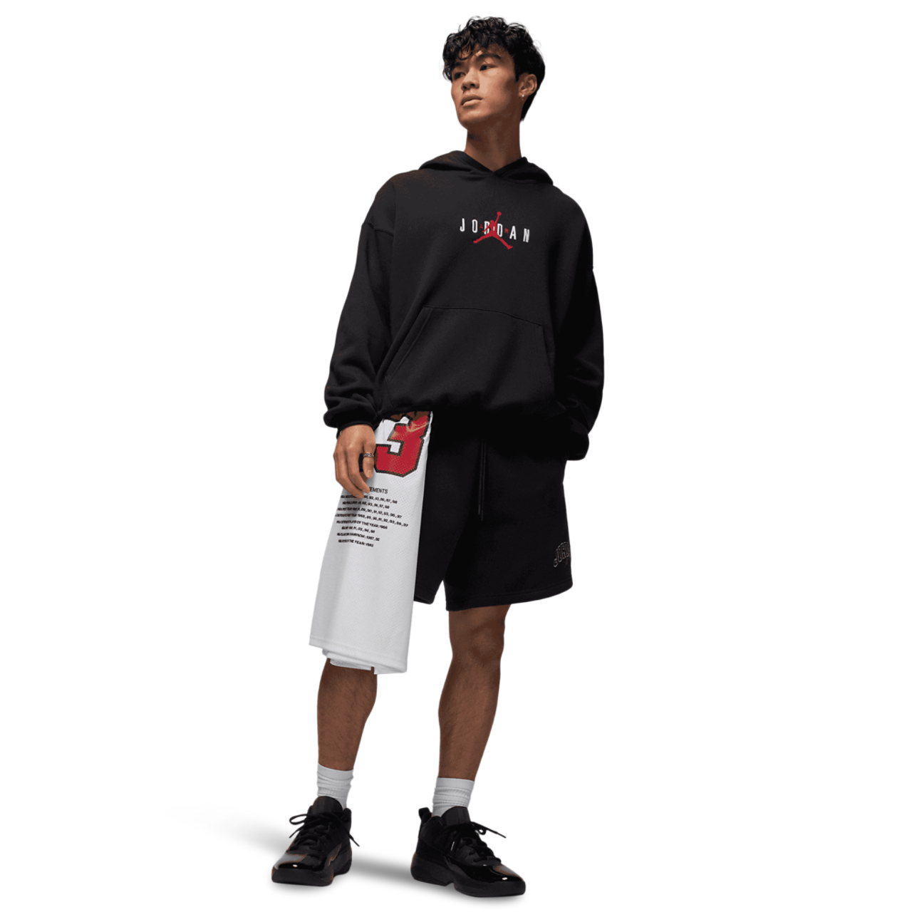 Jordan Brooklyn Oversize Stretch Pullover Hoodie  Image 6 of 6. Tap to open photo gallery.