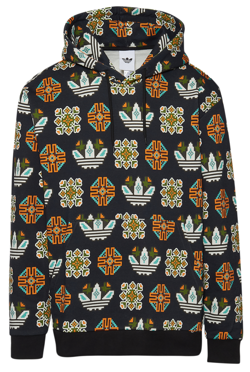 adidas Chandail à capuchon ample à imprimé intégral Originals Tile Image 1 de 2. Appuyez pour ouvrir la galerie de photos.