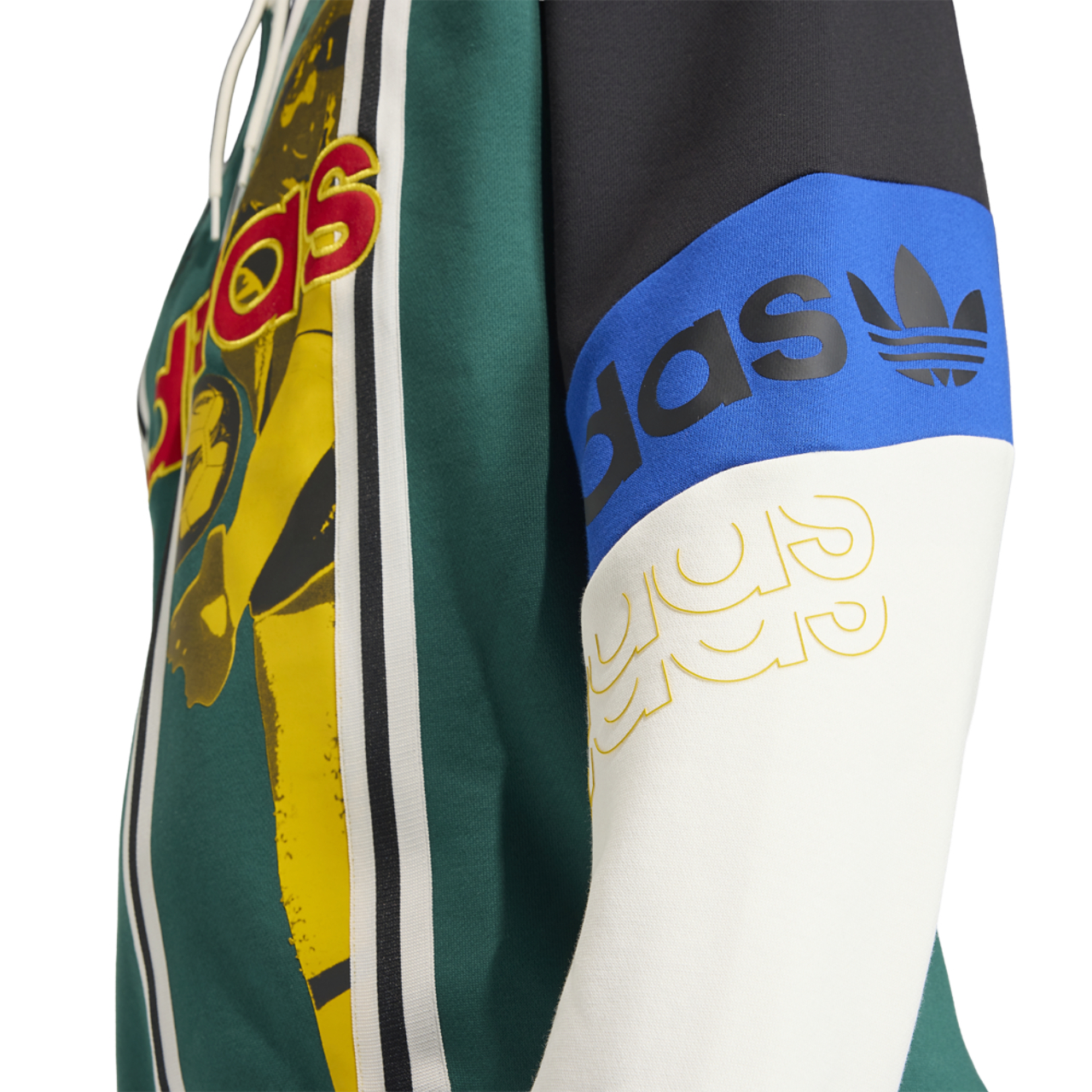 adidas Archive Football Graphic Hoodie  Image 4 of 5. Tap to open photo gallery.