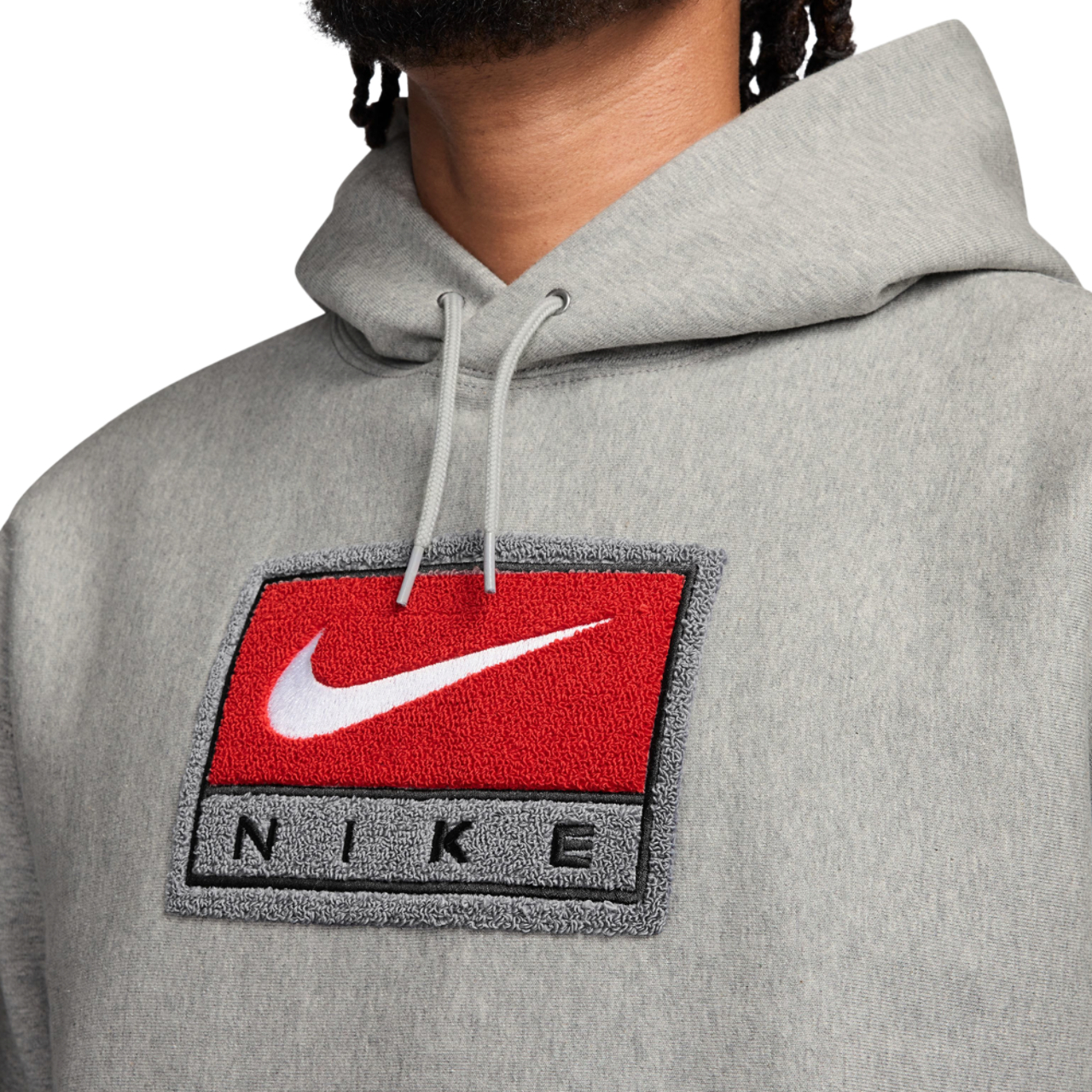 Nike Solo Swoosh Graphic Pullover Hoodie  Image 3 of 3. Tap to open photo gallery.