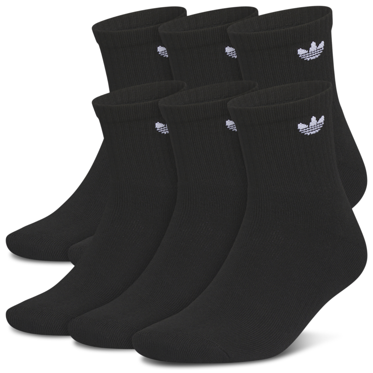 adidas Paquet de 6 paires de chaussettes courtes Originals Trefoil Image 1 de 1. Appuyez pour ouvrir la galerie de photos.