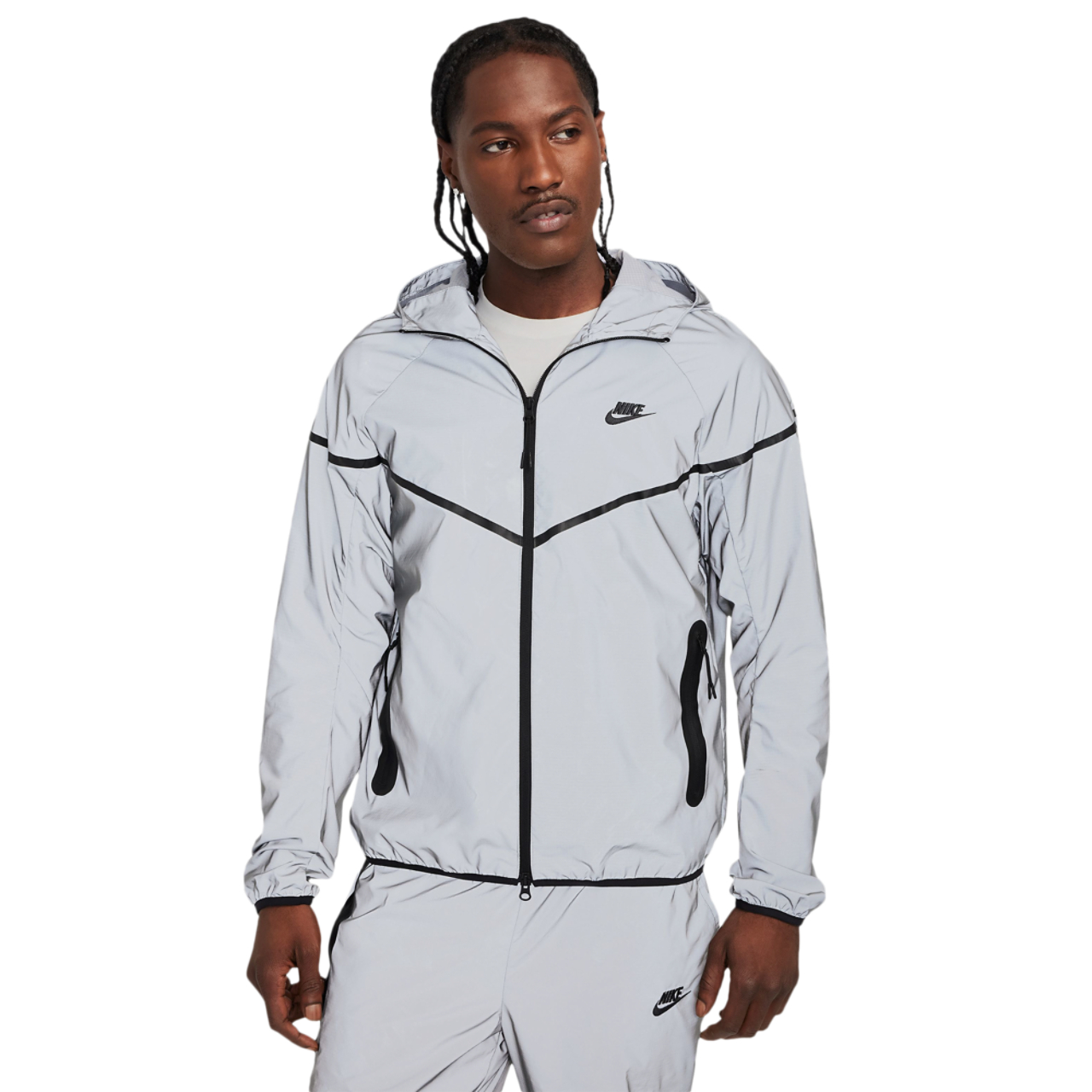 Nike Reflect Tech Woven Full-Zip Jacket  Image 1 of 9. Tap to open photo gallery.