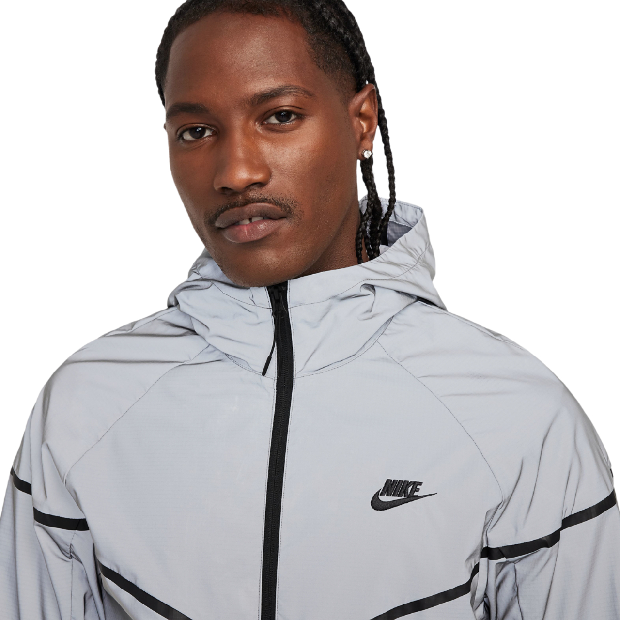 Nike Reflect Tech Woven Full-Zip Jacket  Image 4 of 9. Tap to open photo gallery.