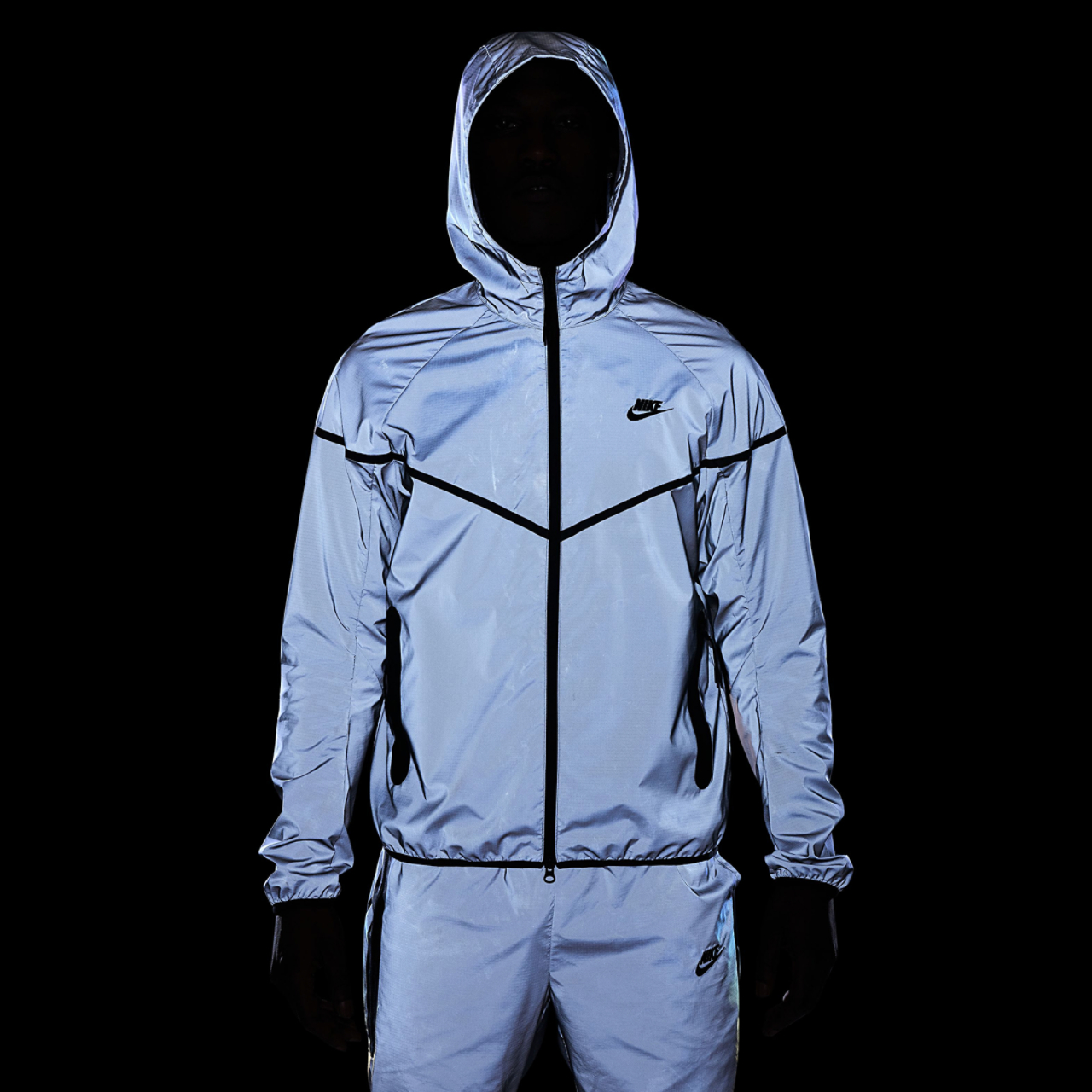 Nike Reflect Tech Woven Full-Zip Jacket  Image 8 of 9. Tap to open photo gallery.