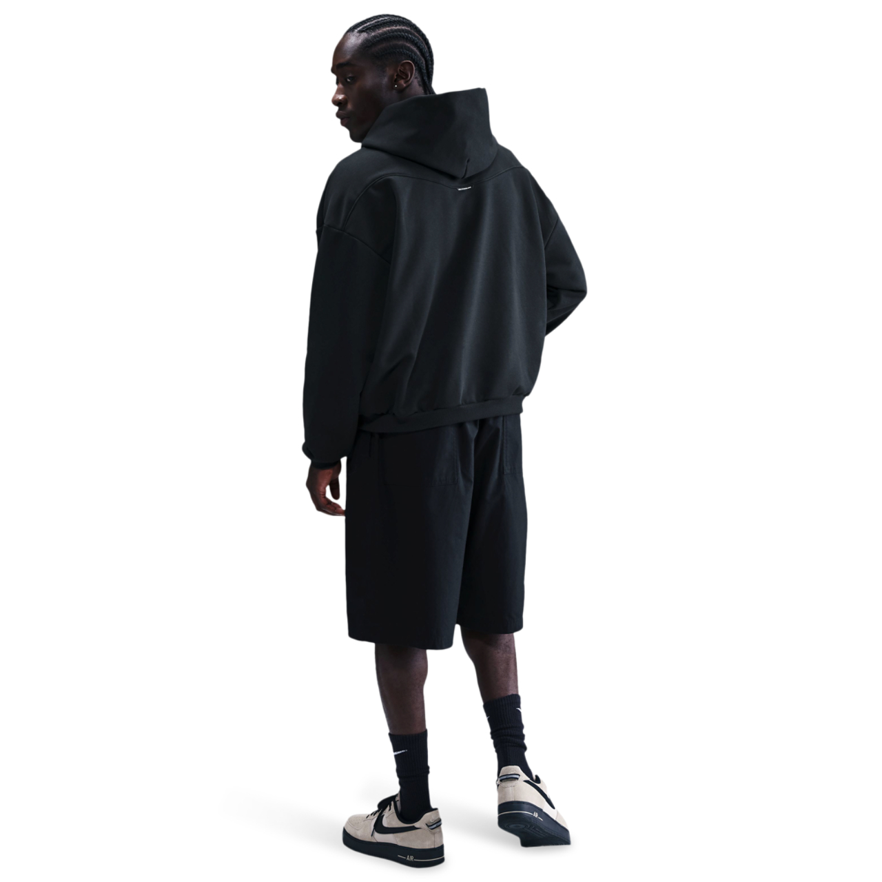Nike Standard Issue Brushed Pullover Hoodie  Image 5 of 5. Tap to open photo gallery.