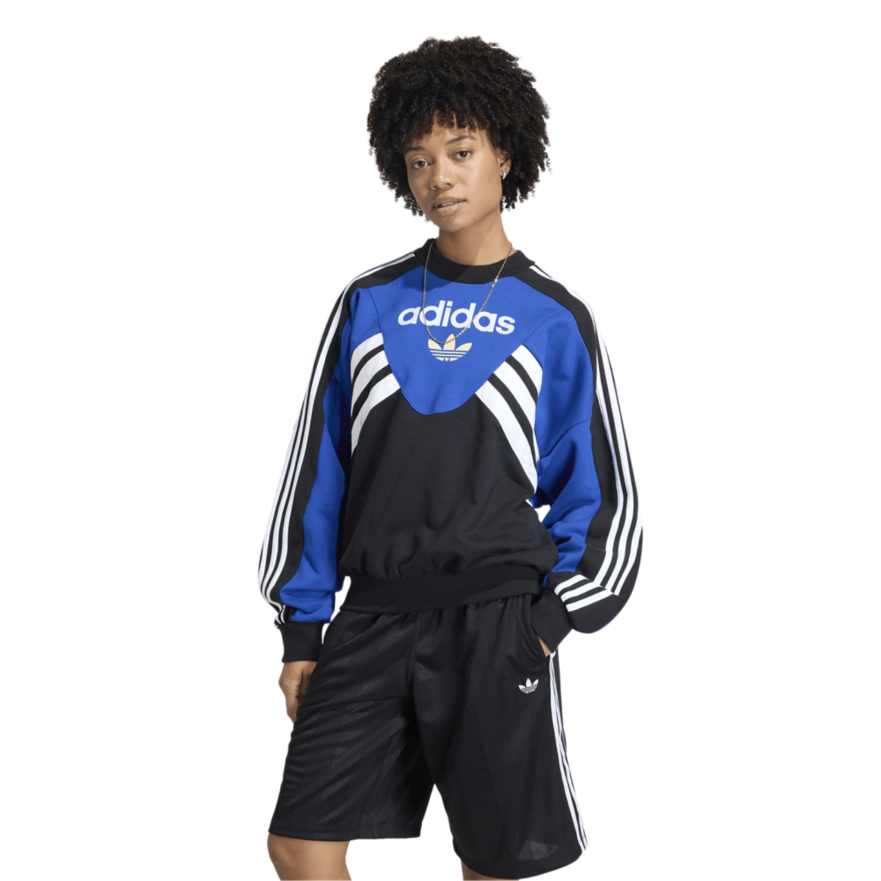 adidas Argentina Cutline Crew Sweater  Image 1 of 4. Tap to open photo gallery.