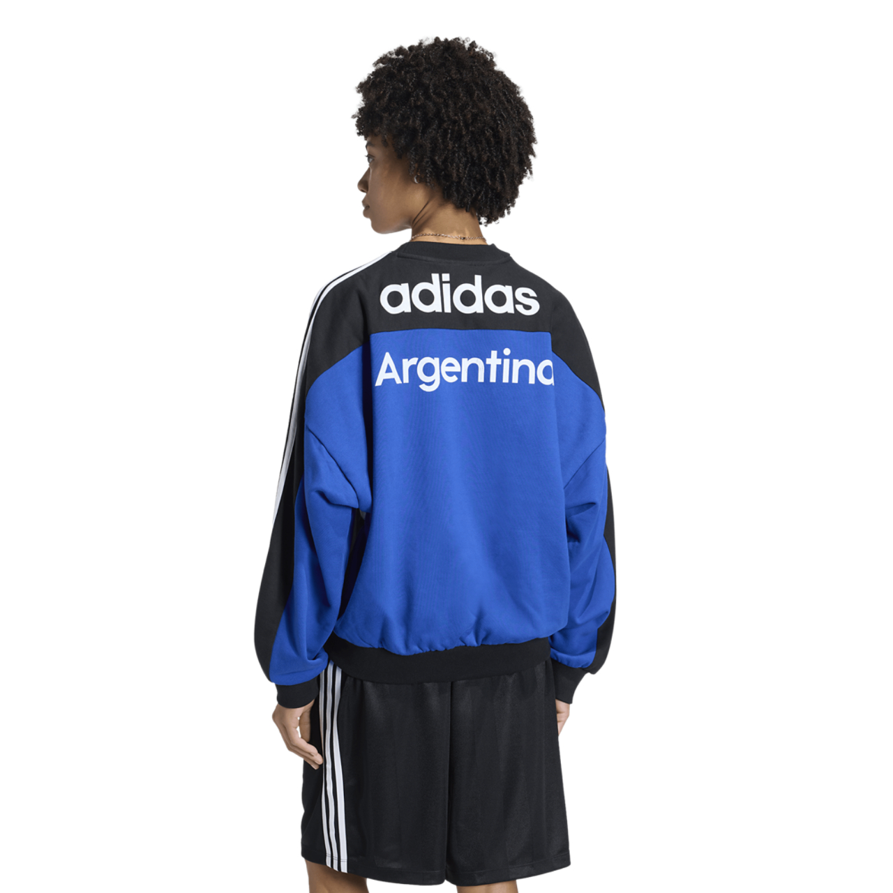 adidas Argentina Cutline Crew Sweater  Image 2 of 4. Tap to open photo gallery.