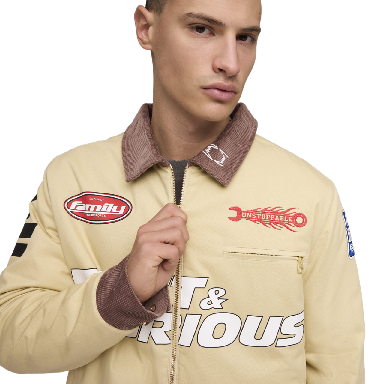 PUMA x Fast & Furious Workwear Jacket  Image 3 of 7. Tap to open photo gallery.