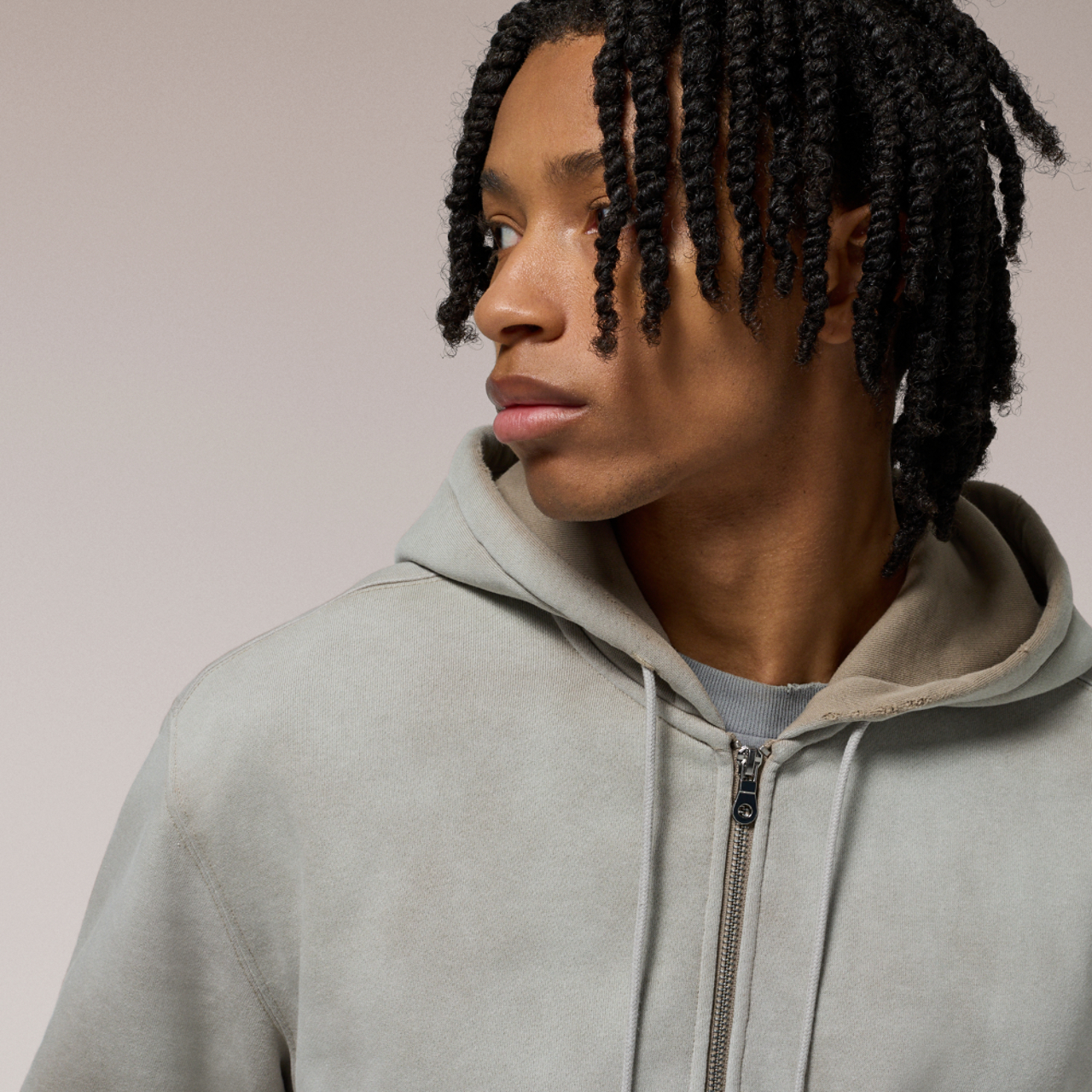 LCKR Flagship Distressed Fleece Hoodie  Image 3 of 7. Tap to open photo gallery.