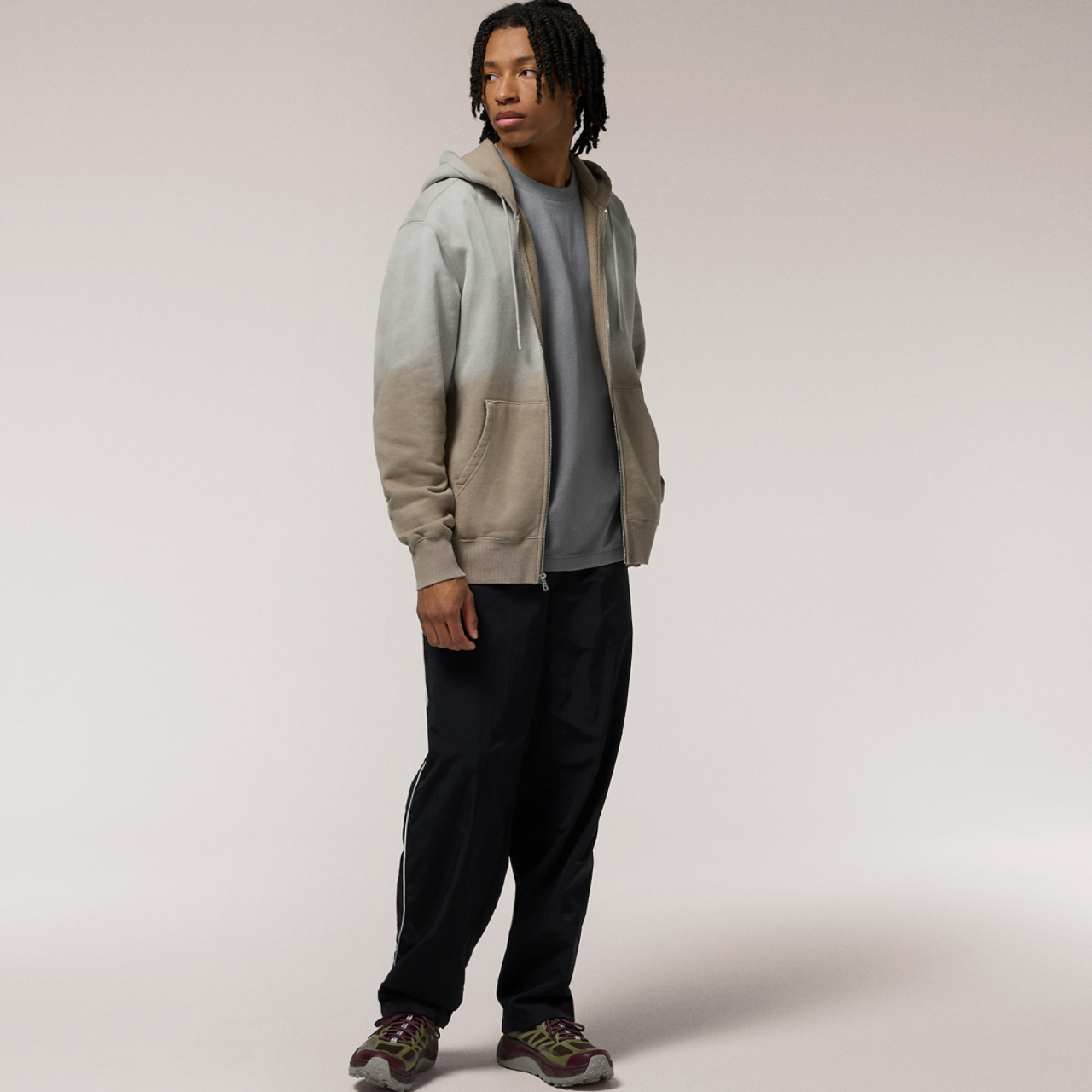 LCKR Flagship Distressed Fleece Hoodie  Image 5 of 7. Tap to open photo gallery.