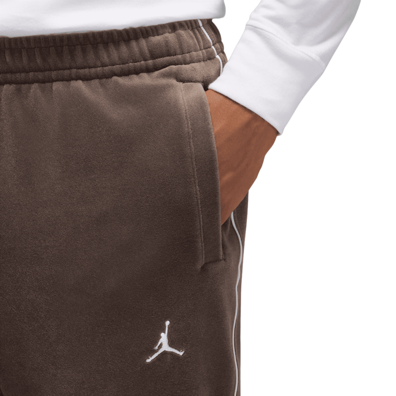 Jordan Brooklyn Velour Track Pants  Image 4 of 6. Tap to open photo gallery.