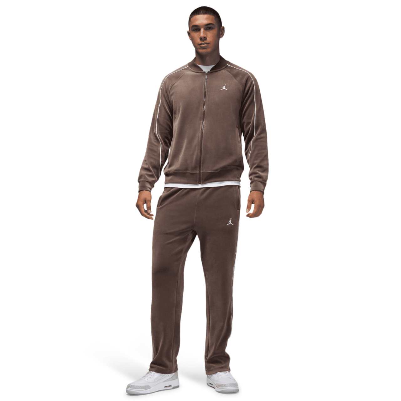 Jordan Brooklyn Velour Track Pants  Image 6 of 6. Tap to open photo gallery.