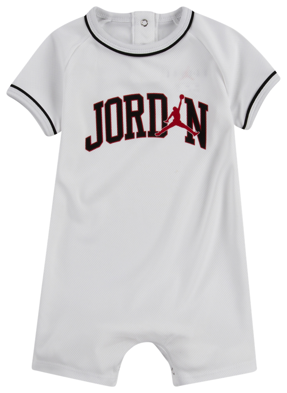 Jordan 23 Jersey Romper Image 1 of 2. Tap to open photo gallery.