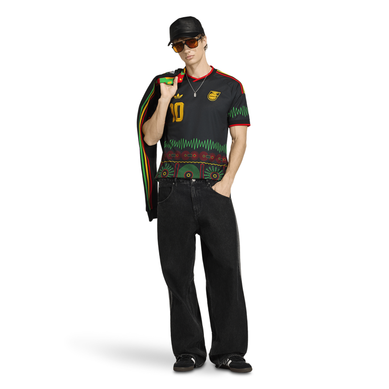 adidas Jamaica World Cup Away M10 Jersey  Image 5 of 5. Tap to open photo gallery.