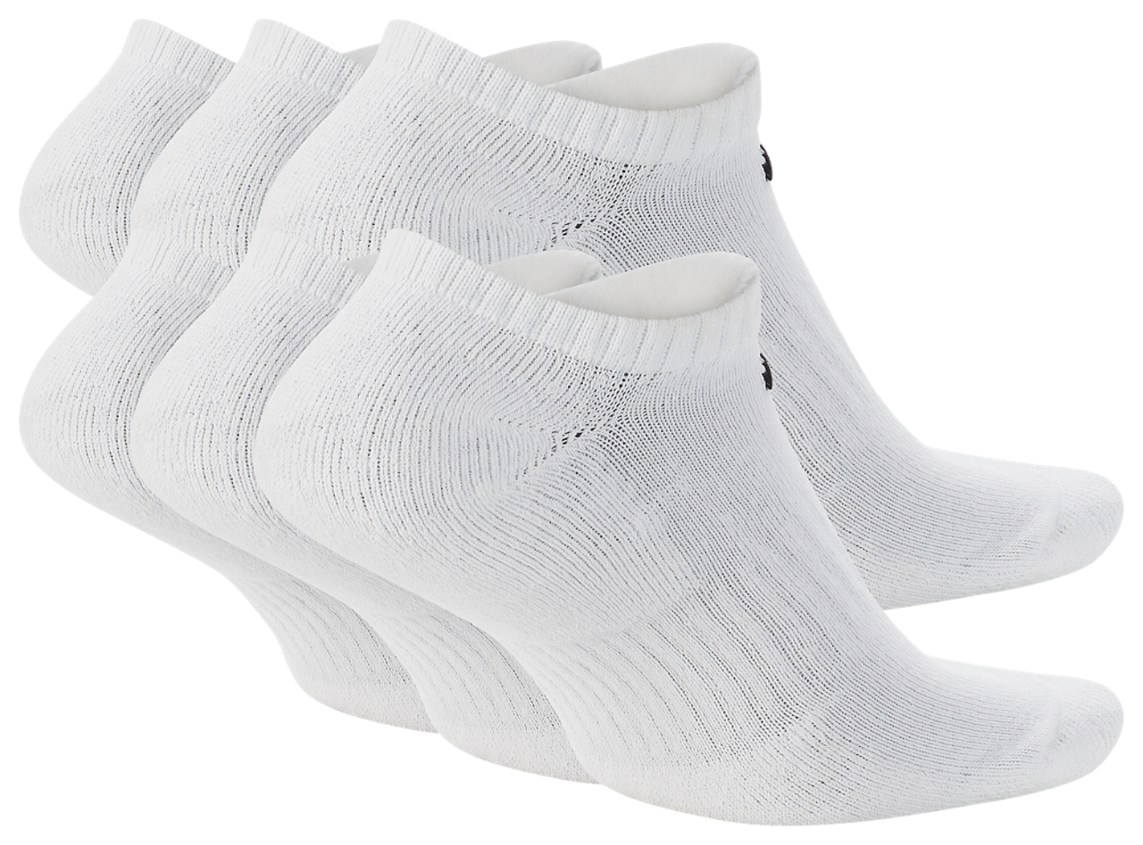 Nike 6 Pack Dri-FIT Cotton No-Show Socks Image 3 of 3. Tap to open photo gallery.