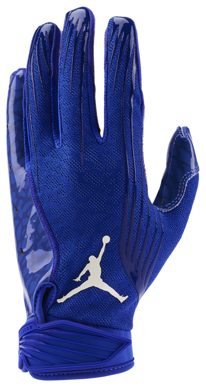 セール‼️JORDAN FLY LOCK PADDED GLOVES BLUE L Jordan Fly Lock Football Glove | Champs Sports