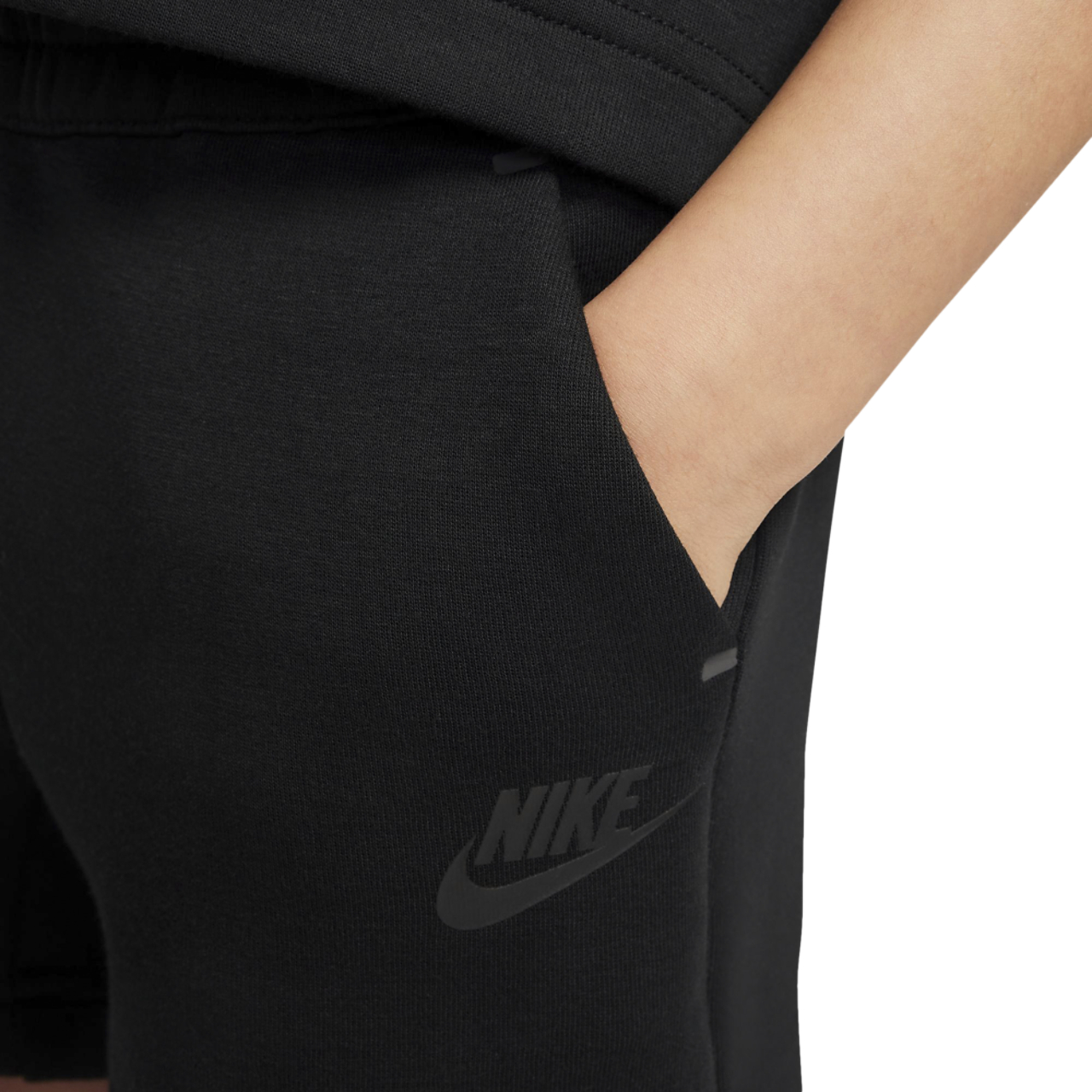 Nike Tech Fleece T-Shirt And Short Set Image 3 of 11. Tap to open photo gallery.