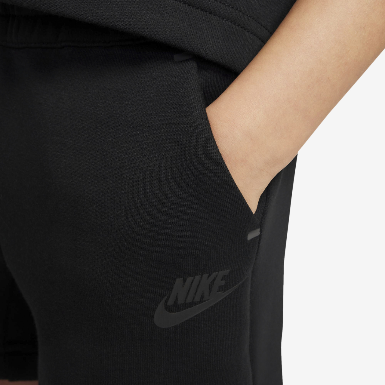 Nike Tech Fleece T-Shirt And Short Set Image 3 of 11. Tap to open photo gallery.