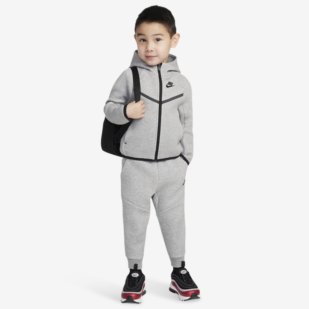 Nike Tech Fleece Full-Zip Set Image 1 of 10. Tap to open photo gallery.