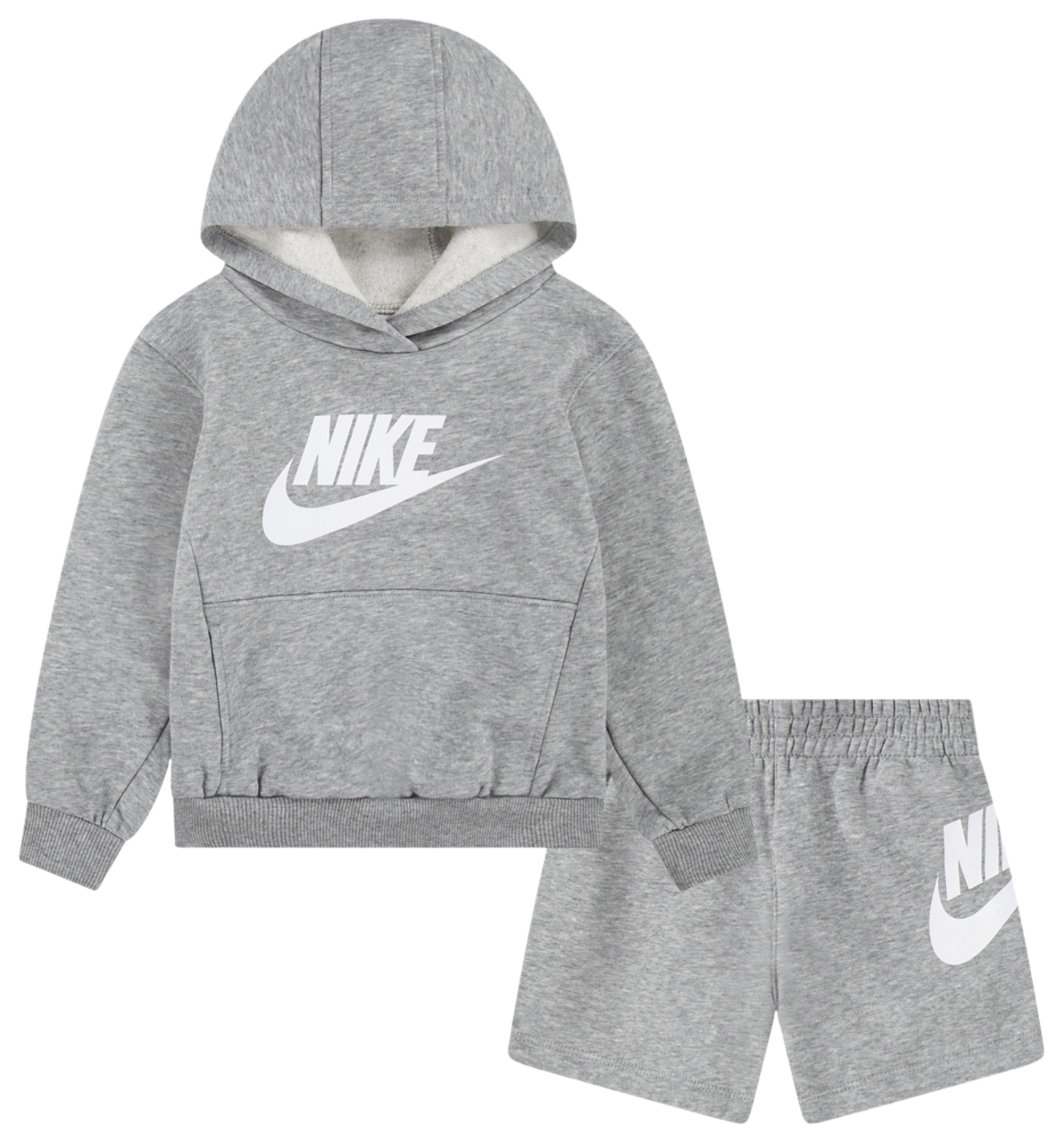 Nike Club Hbr Hoodie Short Set Image 1 of 5. Tap to open photo gallery.