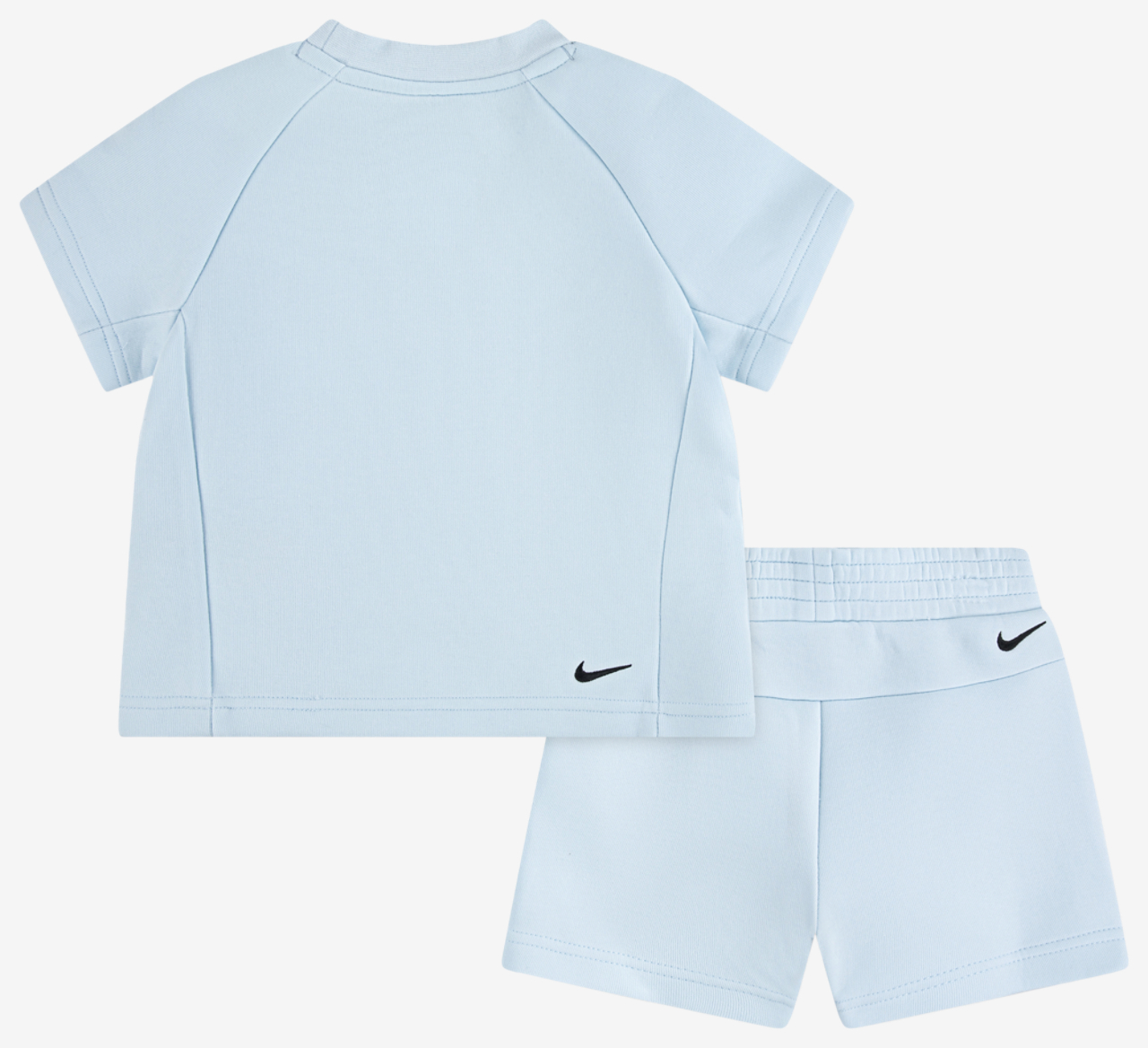Nike Tech Fleece T-Shirt And Short Set Image 7 of 7. Tap to open photo gallery.