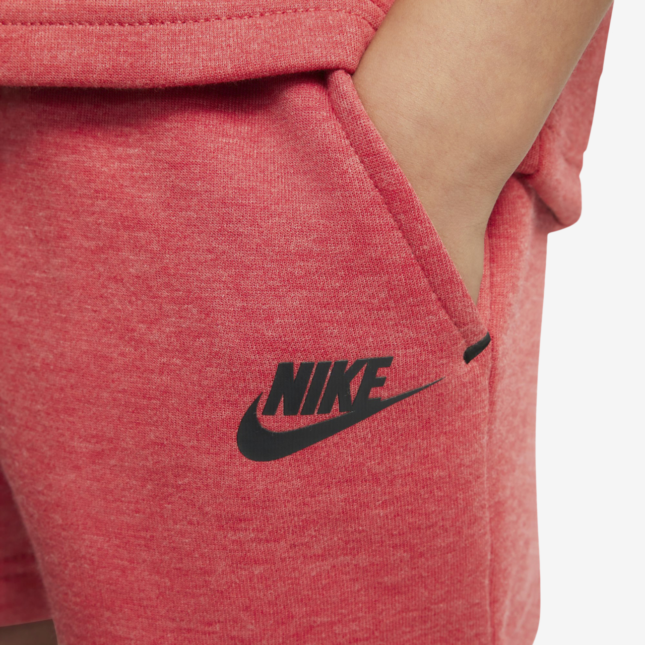 Nike Tech Fleece T-Shirt And Short Set Image 4 of 9. Tap to open photo gallery.