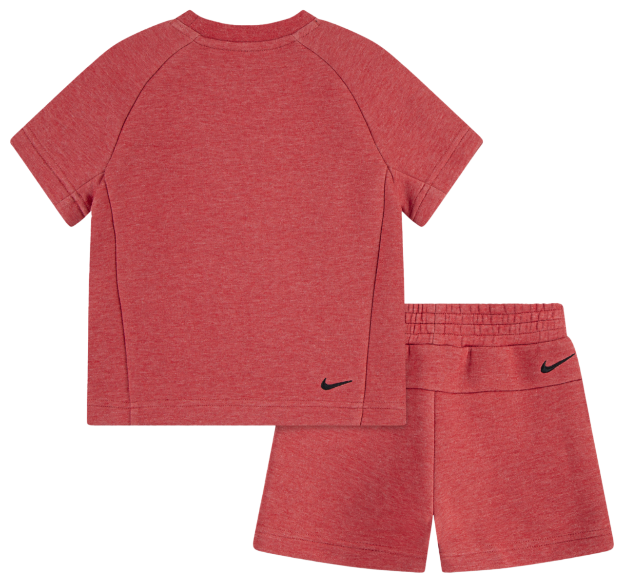 Nike Tech Fleece T-Shirt And Short Set Image 9 of 9. Tap to open photo gallery.
