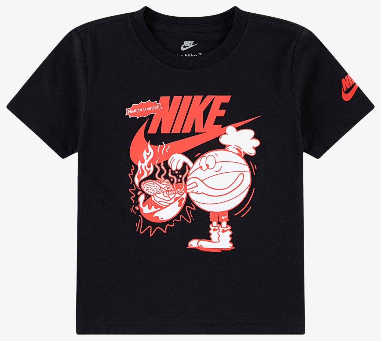 Nike Heat For Your Feet Graphic T-Shirt Image 1 of 2. Tap to open photo gallery.