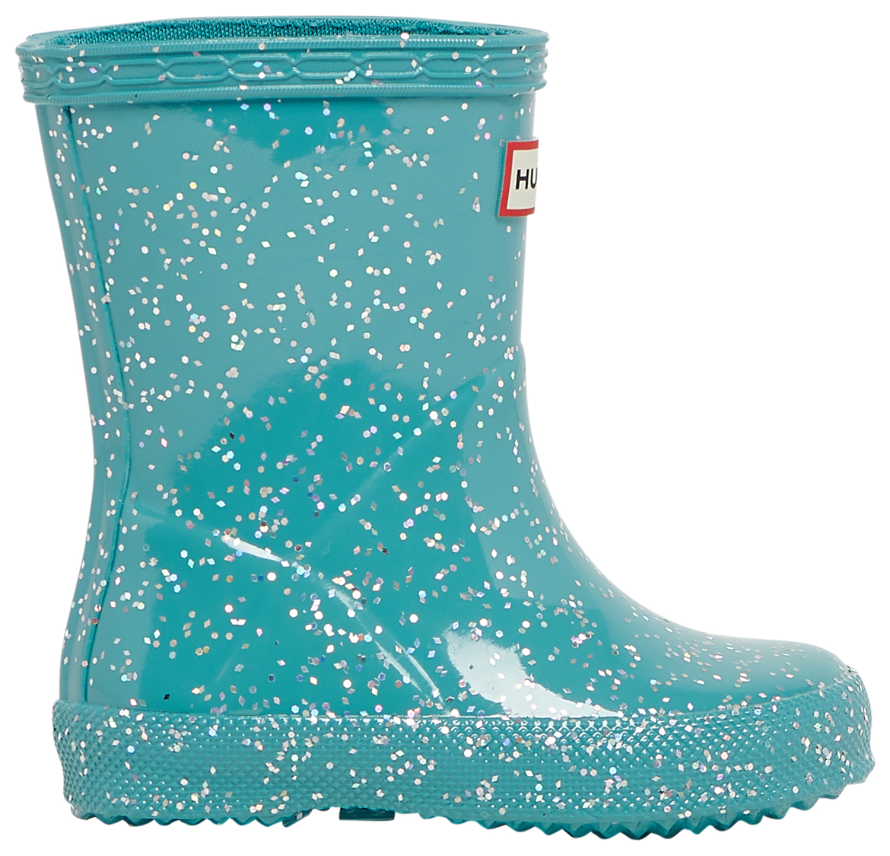 Hunter First Giant Glitter Boot Image 1 of 5. Tap to open photo gallery.