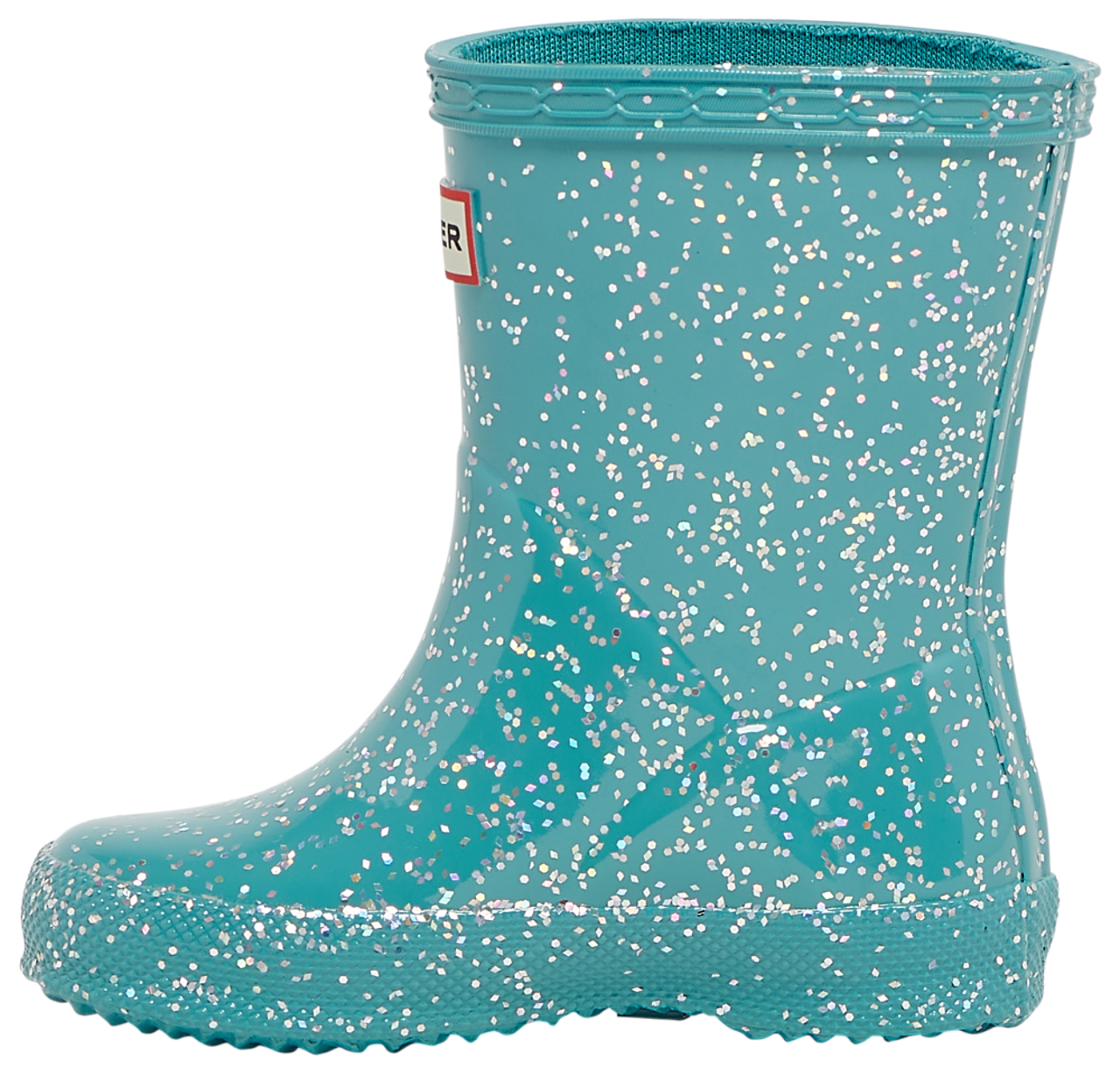 Hunter First Giant Glitter Boot Image 2 of 5. Tap to open photo gallery.