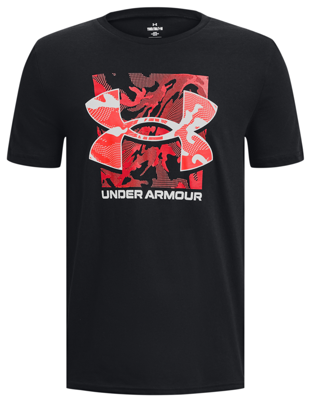 Under Armour Box Logo Camo Short Sleeve T-Shirt Image 1 of 2. Tap to open photo gallery.