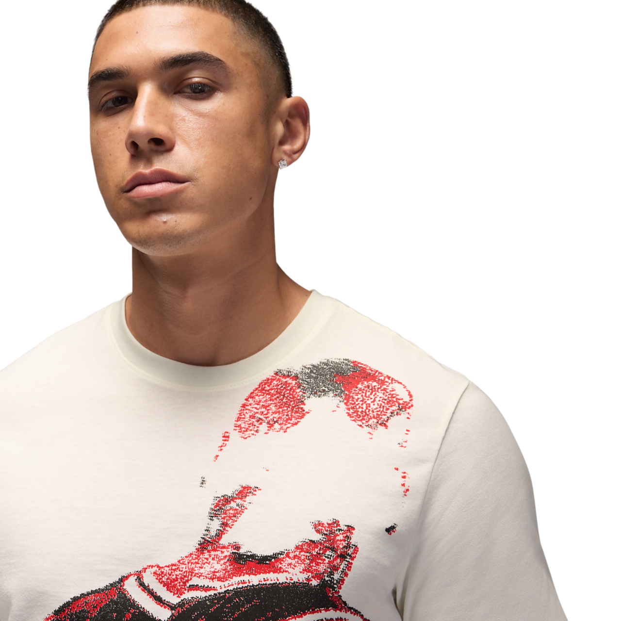 Jordan Dri-FIT Sport Graphic Short Sleeve Crew  Image 3 of 4. Tap to open photo gallery.