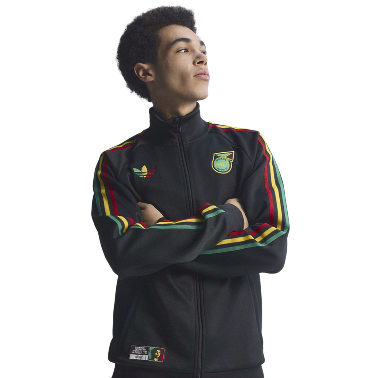 adidas Jamaica OG Track Top  Image 3 of 11. Tap to open photo gallery.