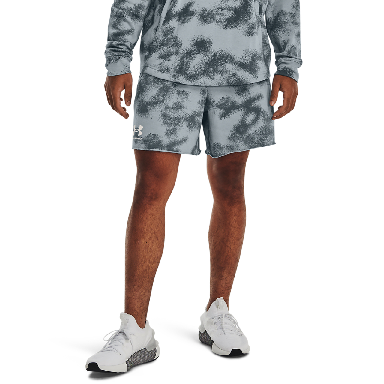 Under Armour Rival Terry Fleece Shorts Image 4 of 5. Tap to open photo gallery.