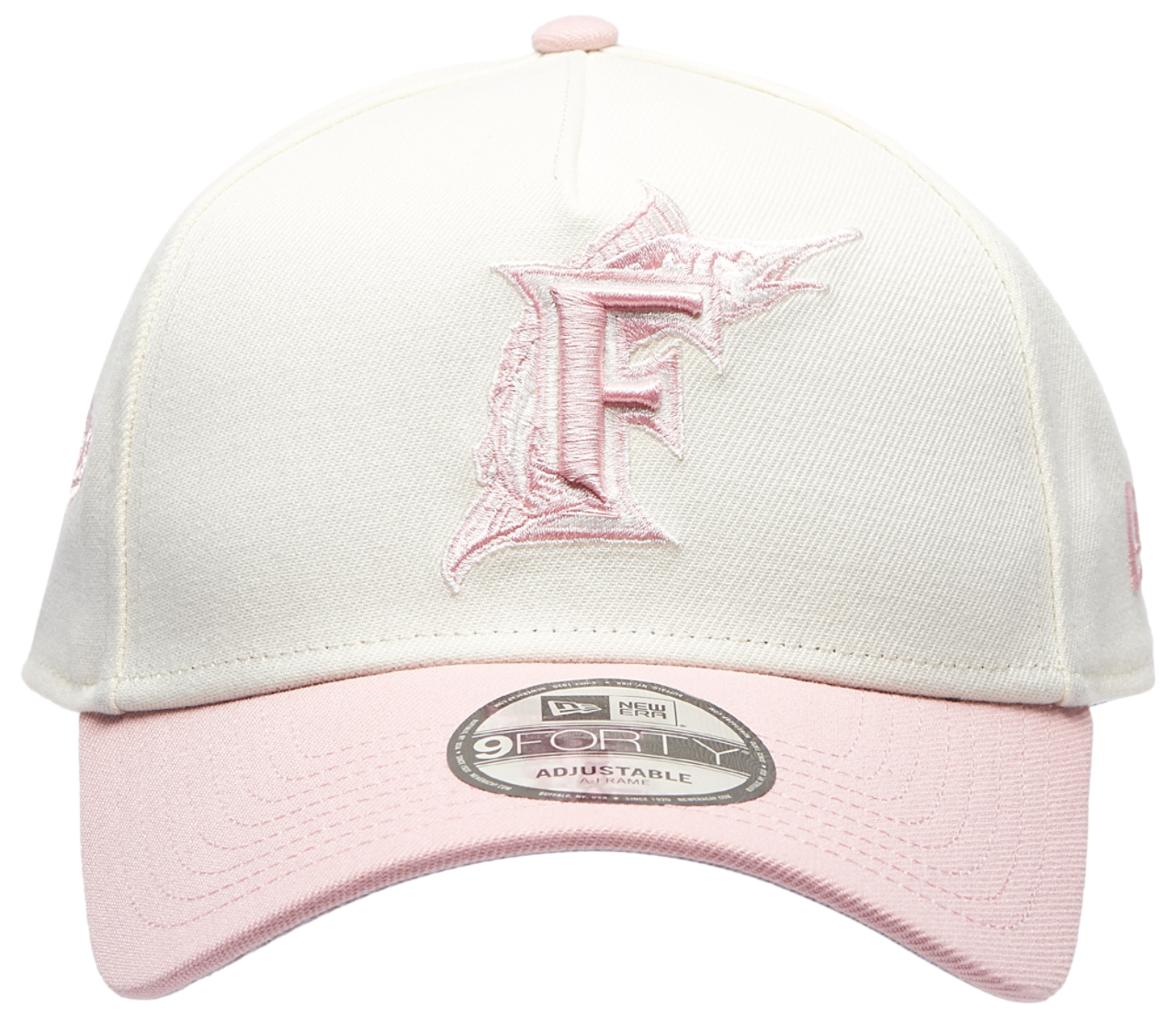 New Era Marlins 9FORTY A-Frame Cap - Adult | Champs Sports