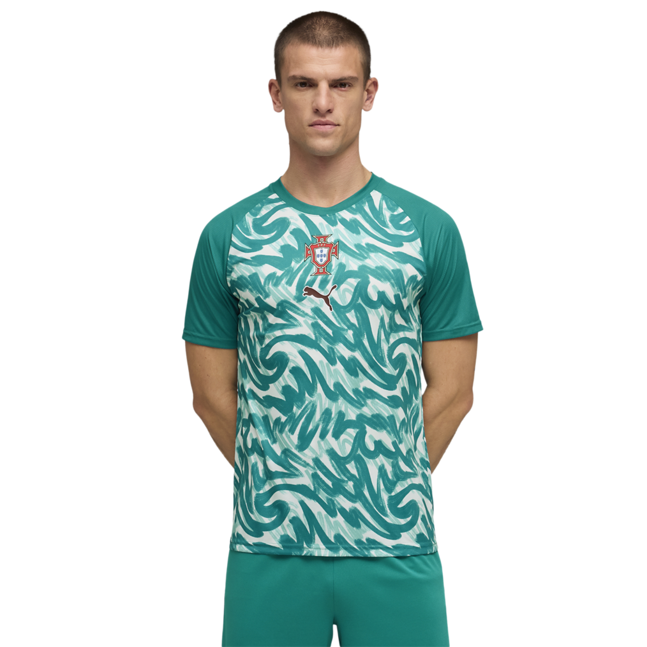 PUMA FPF Warm Up Jersey Image 1 of 5. Tap to open photo gallery.